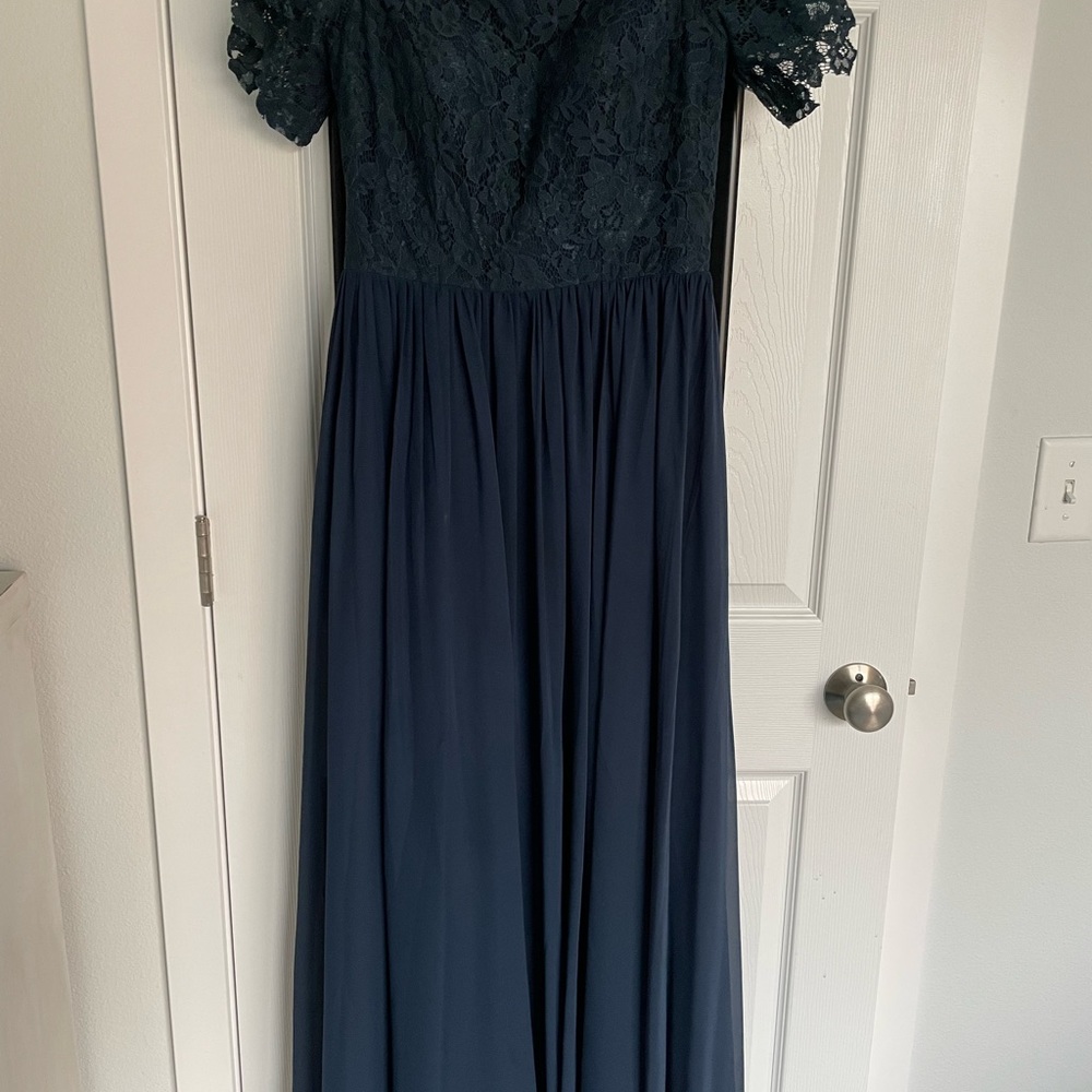 Off-Shoulder A line Dress